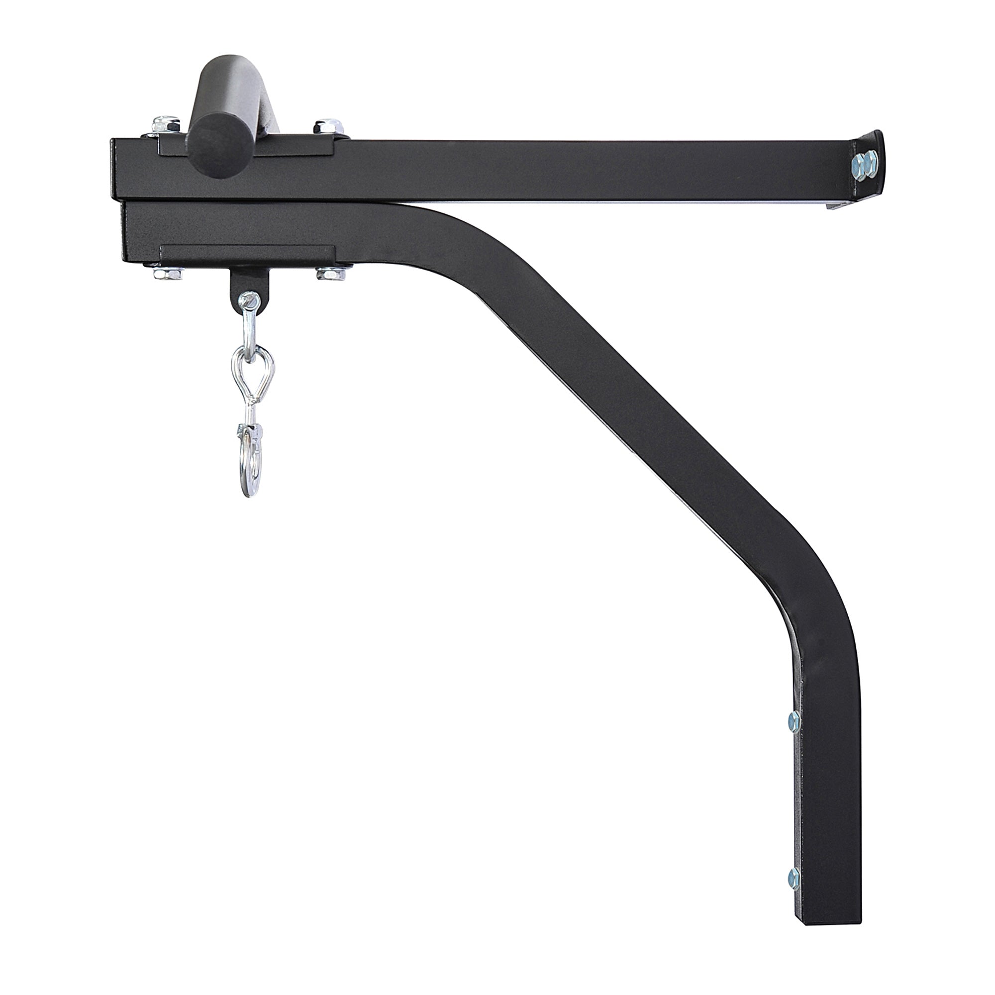 Barra de Elevação e Suporte para Saco de Boxe em Aço – 93x47x51 cm – Preto