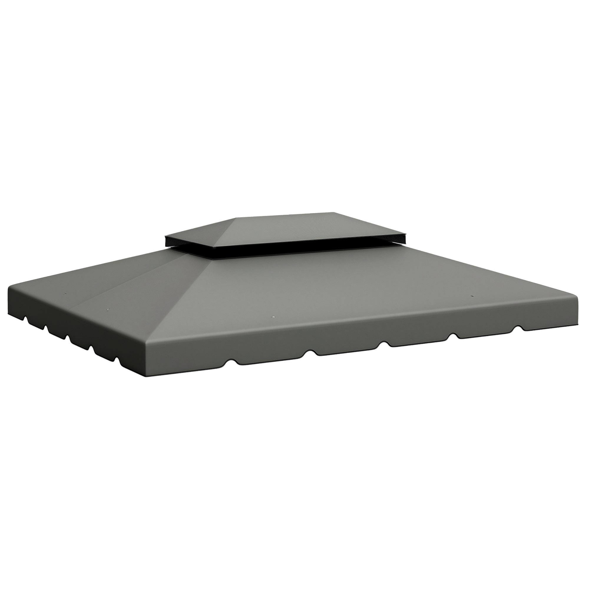 Toldo de Substituição 400x300 cm Cinza Claro - Pérgolas Exterior