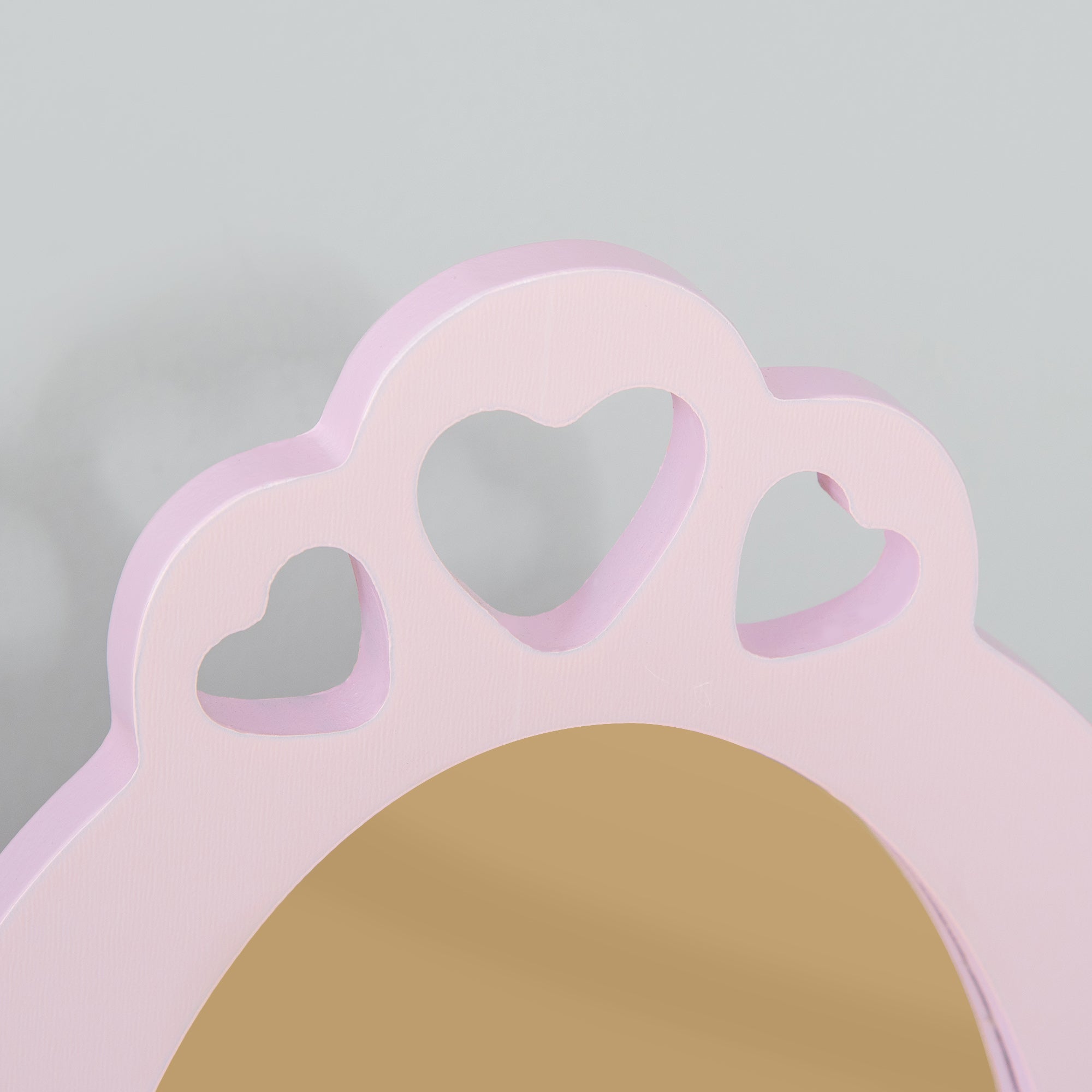 Toucador Infantil de Madeira 60x36x88cm - Cor Rosa
