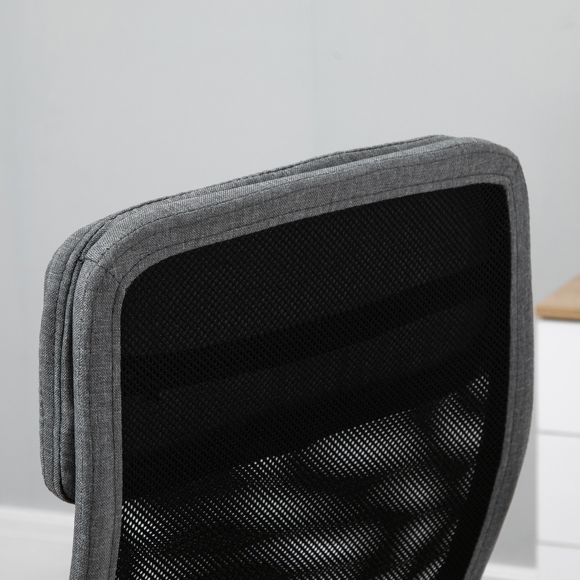 Cadeira de Escritório Ergonômica Giratória e Basculante 62x62x118-128 cm Cinza