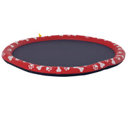 Tapete Aquático para Animais de Estimação Ø150 cm Vermelho