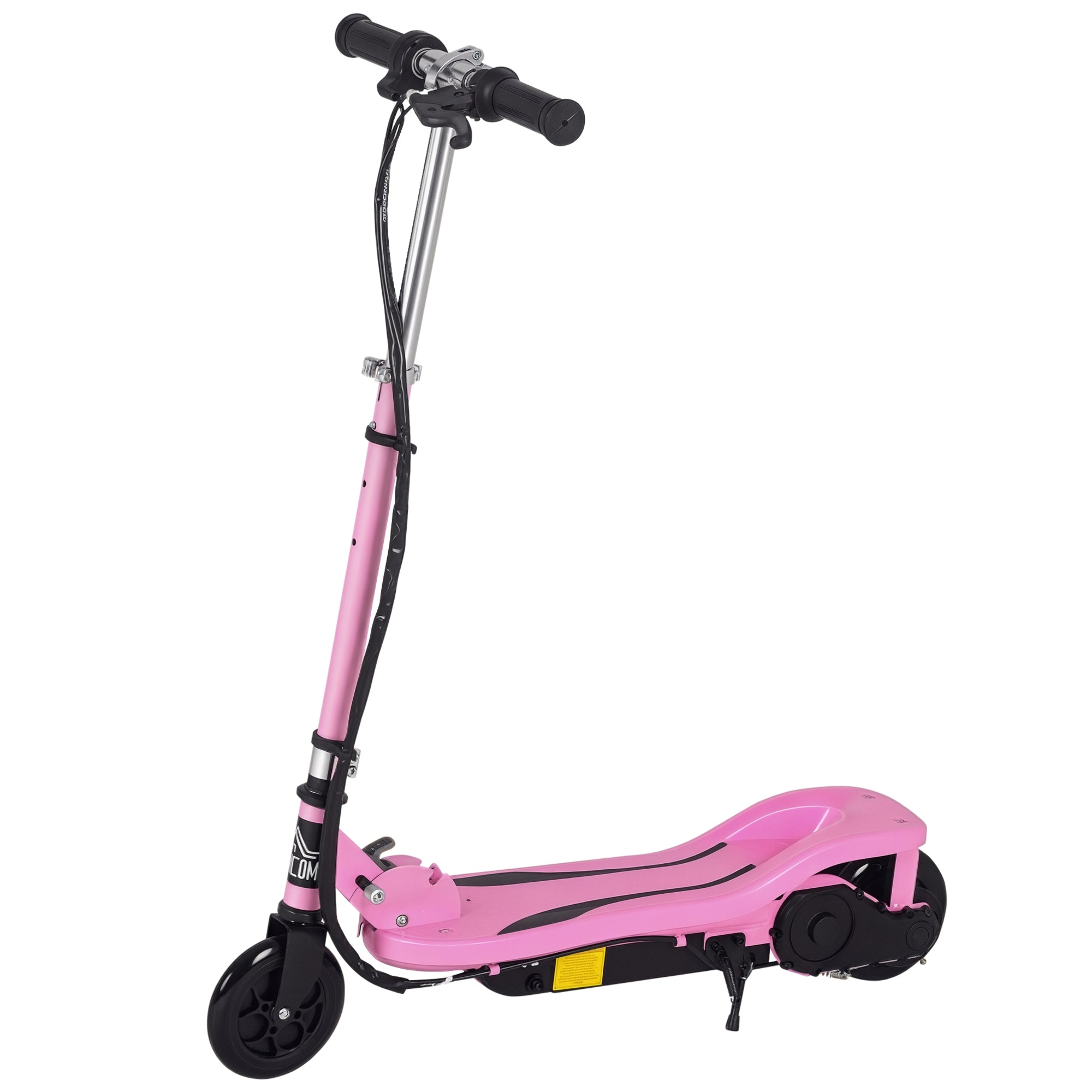 Trotinete Elétrico Dobrável Rosa 75x36x93 cm