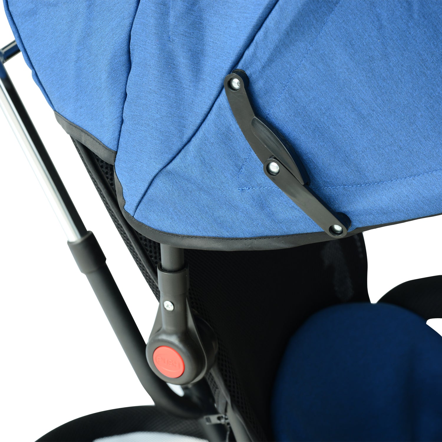 Triciclo Infantil Multifuncional 3 em 1 Azul 102x49x102 cm