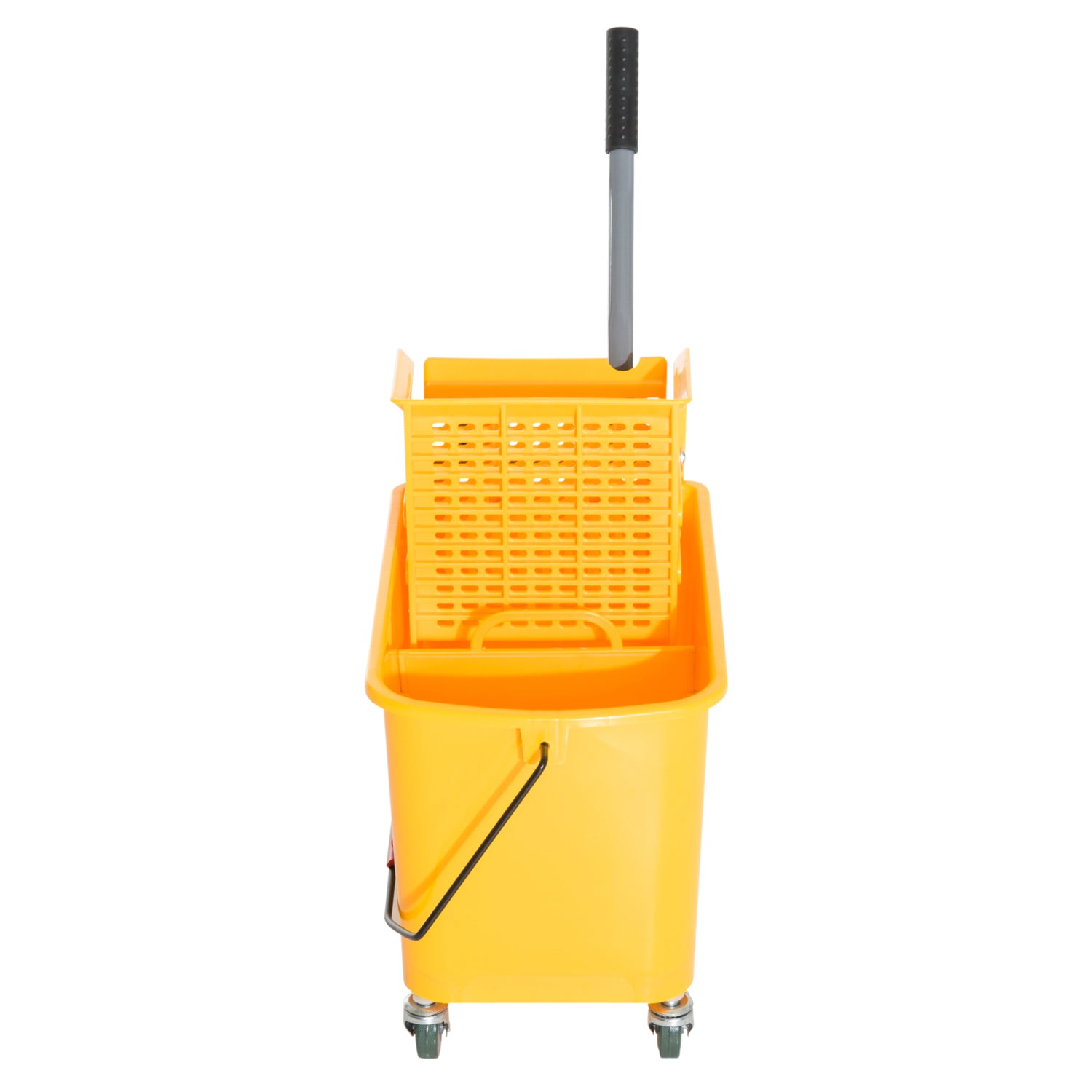 Balde de Limpeza com Rodas e Espremedor 20L Amarelo 60x27x70,5 cm