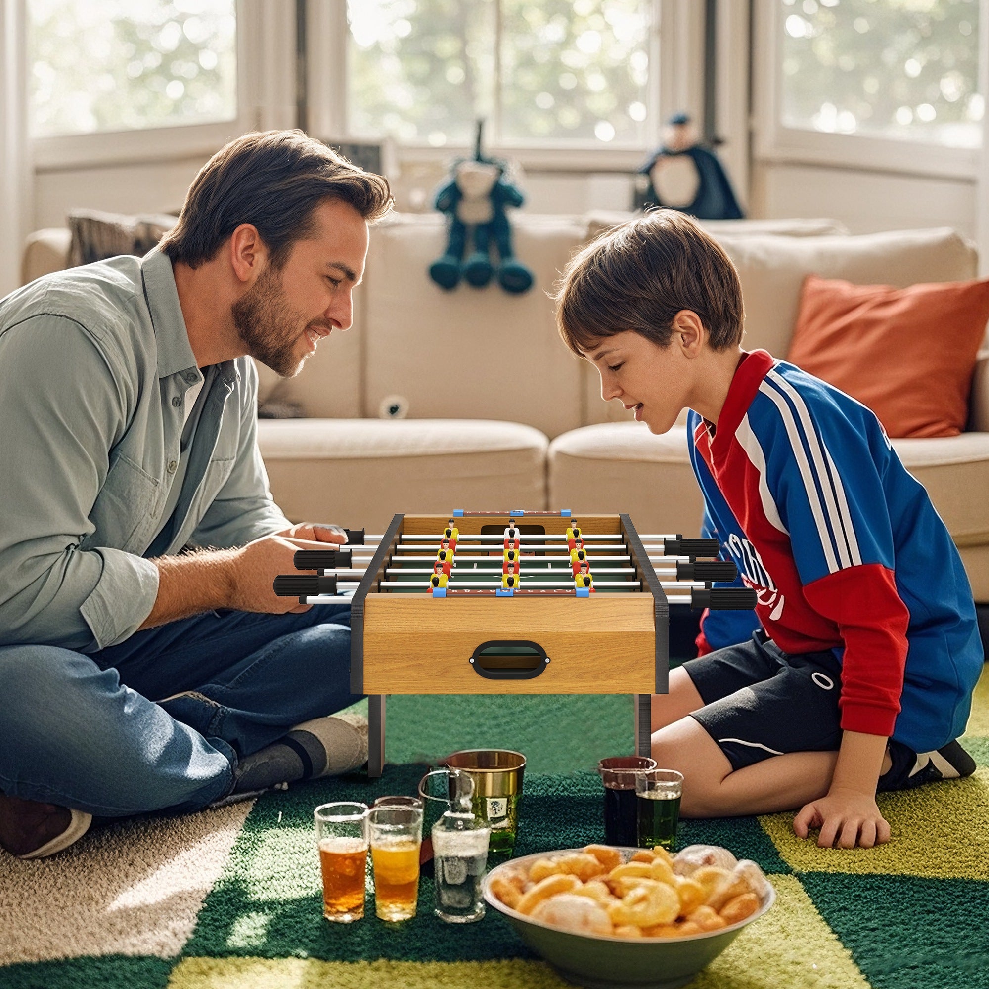 Matraquilho de Mesa – 69x36,5x22cm – Multicor – MDF com varetas de metal