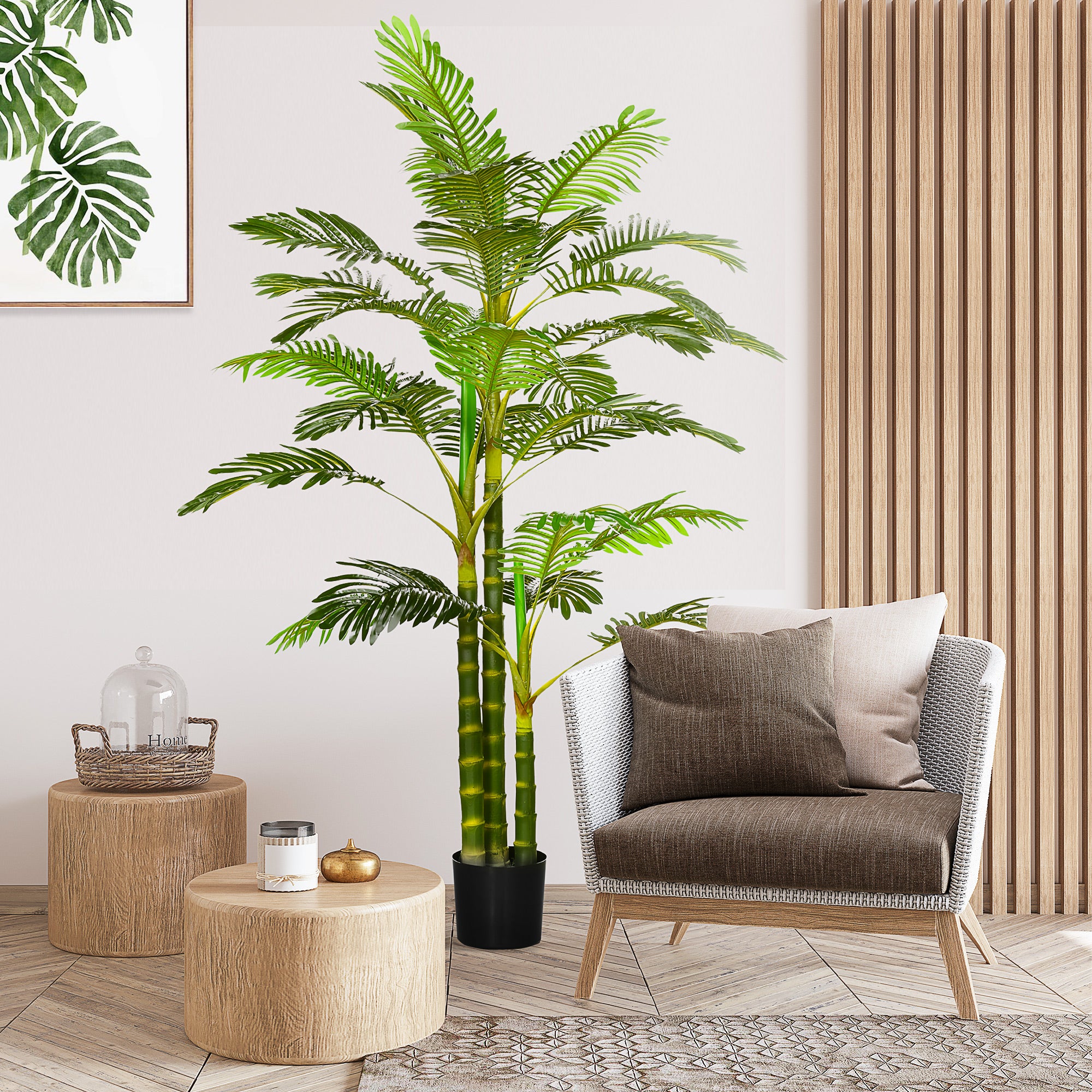Planta Artificial Palmeira Areca – 190cm – Verde – Plástico