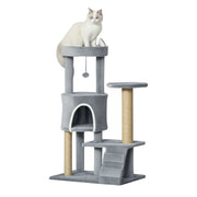 Arranhador para Gatos 60x40x100 cm Cinza Claro