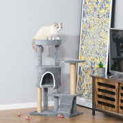 Arranhador para Gatos 60x40x100 cm Cinza Claro