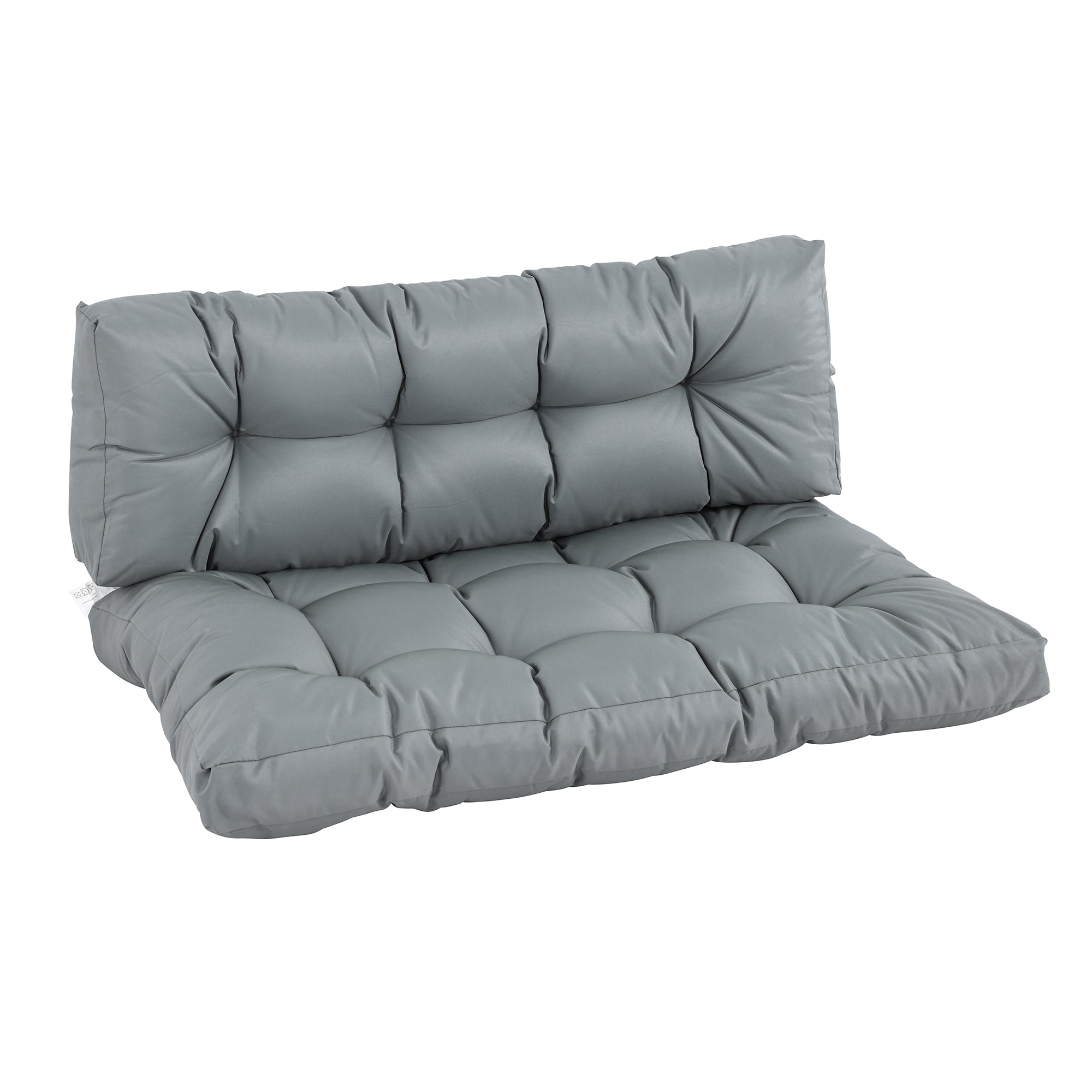 Almofada para Palete 120x80x12 cm - Cinzento