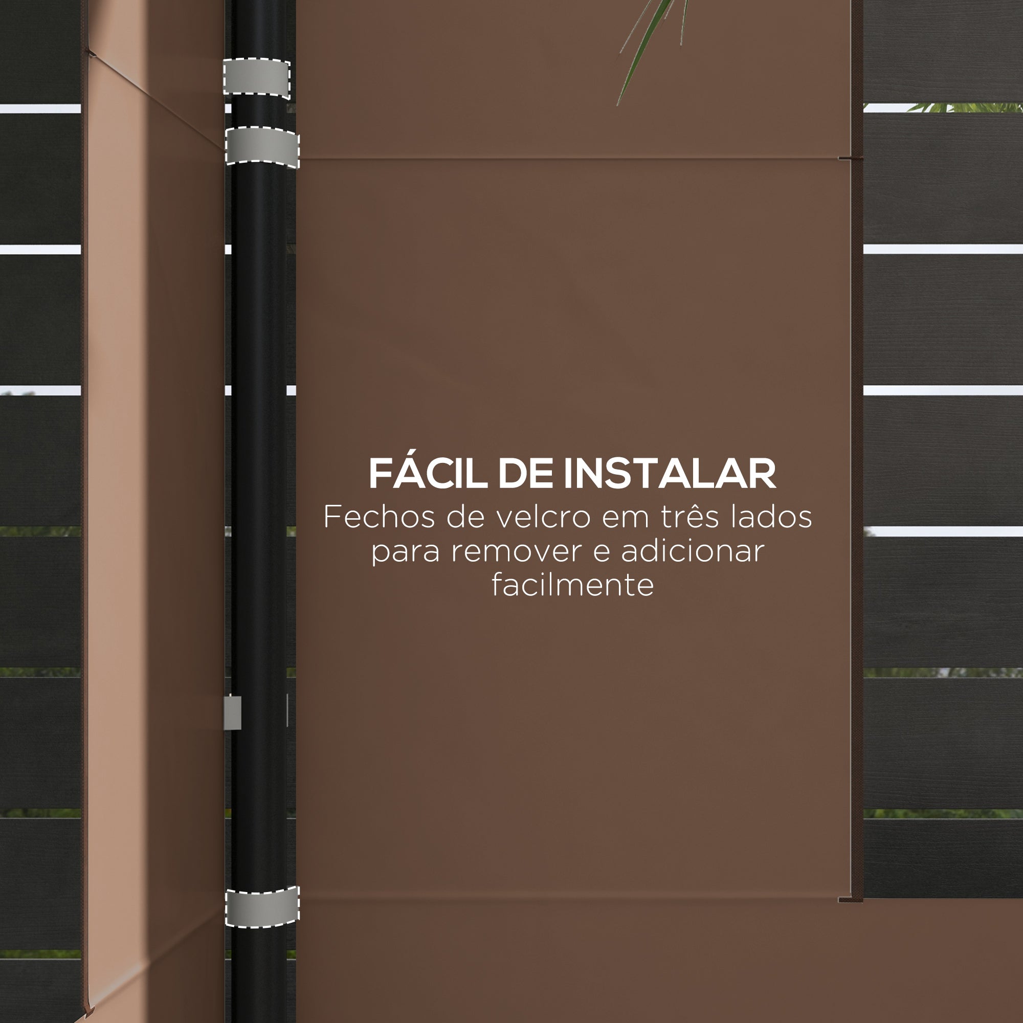 Paredes Laterais para Tenda 295x195 cm - Marrom