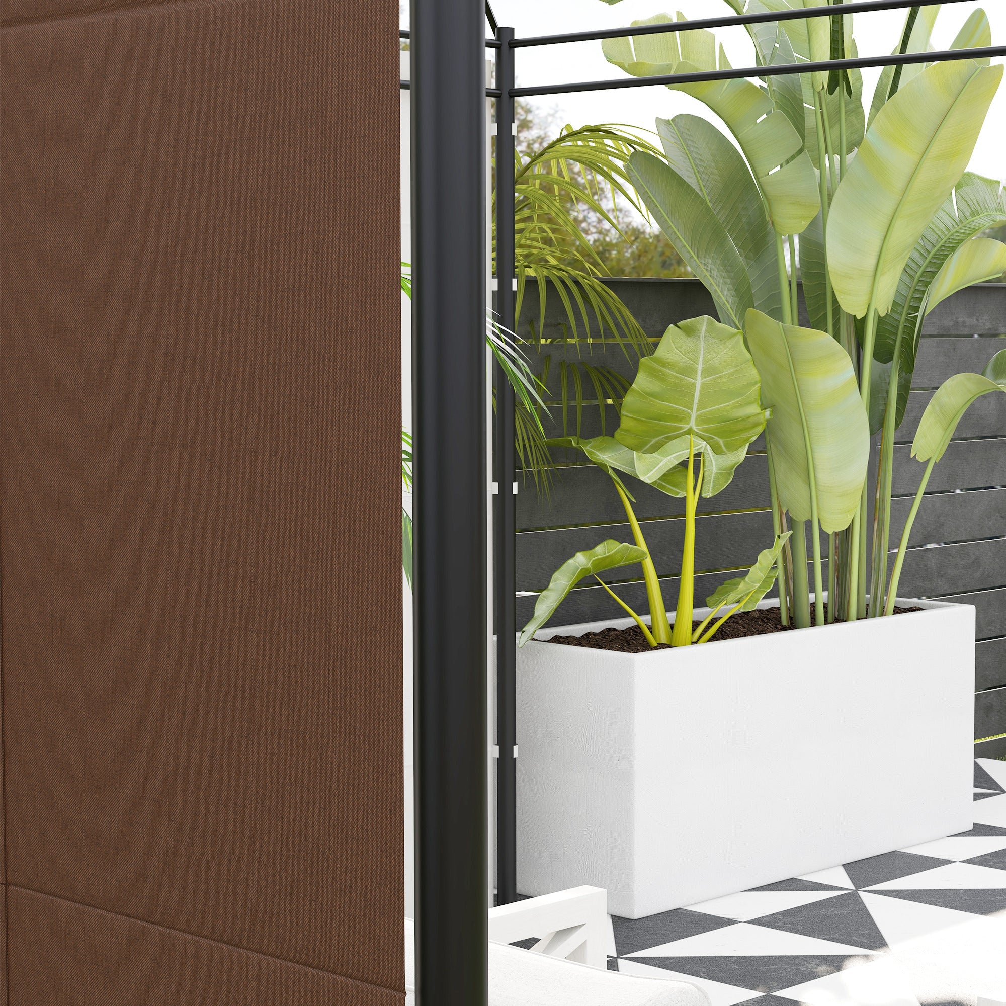 Paredes Laterais para Tenda 295x195 cm - Marrom