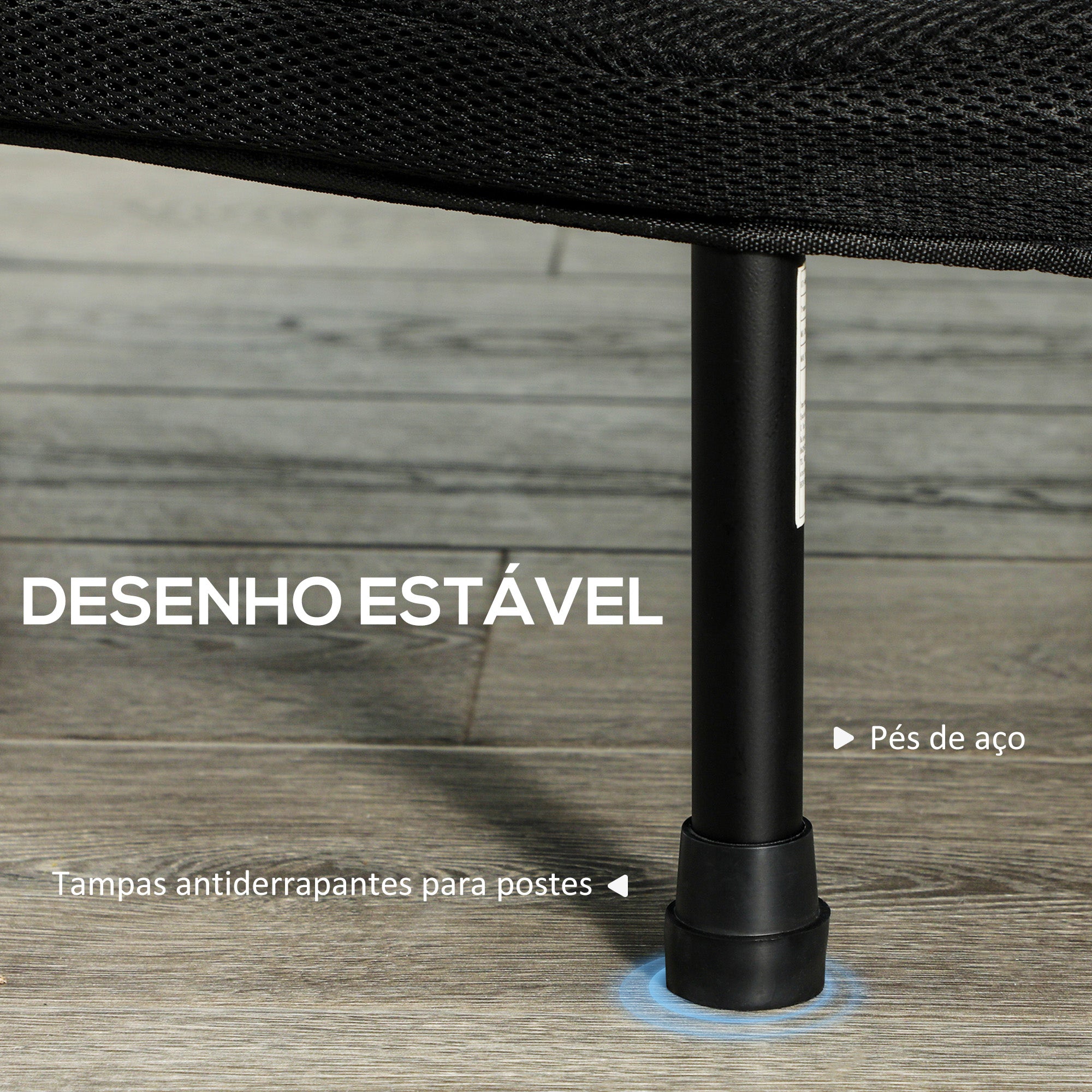Trampolim Fitness – Ø102 cm – Vermelho – Aço