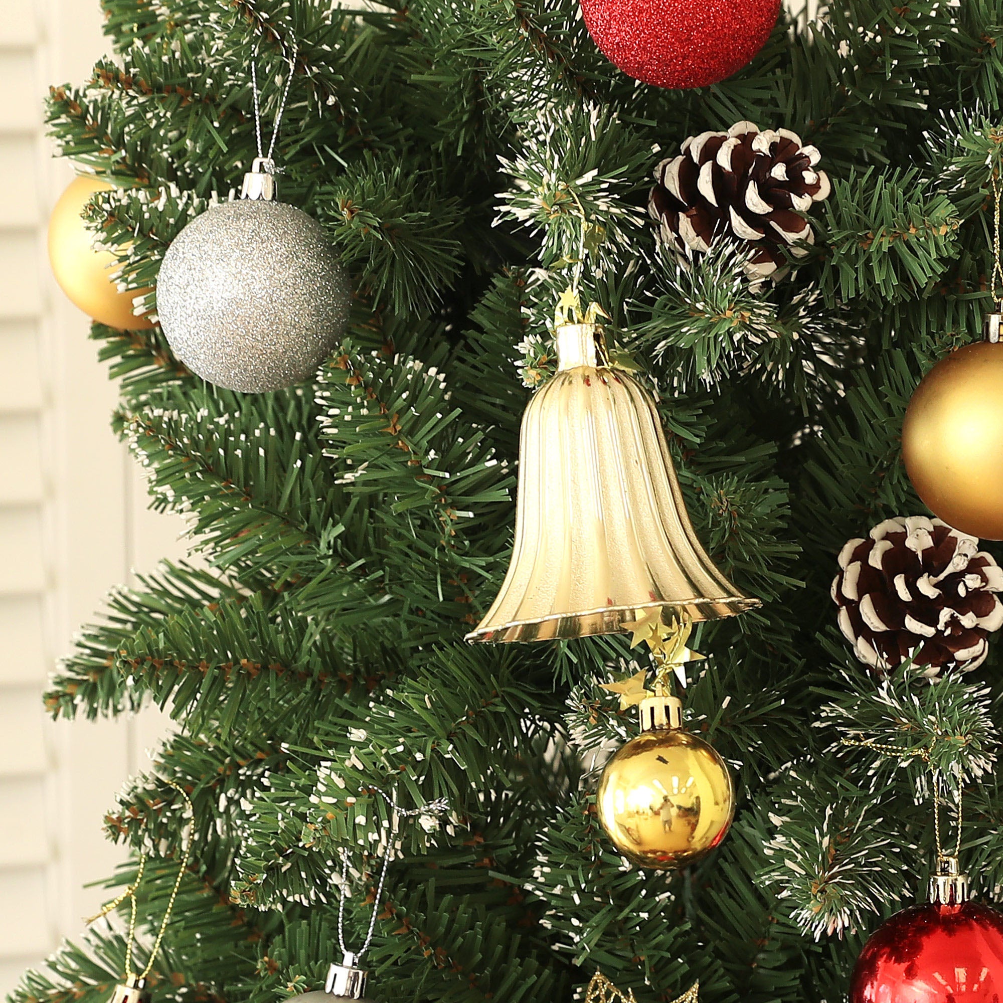 Árvore de Natal Artificial – 225 cm – Verde – Plástico