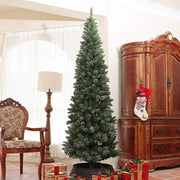 Árvore de Natal Artificial – 225 cm – Verde – Plástico