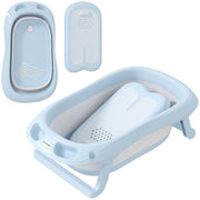 Banheira Dobrável para Bebé 83x48x23,5 cm - Azul Claro