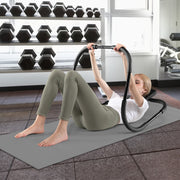 Entrenador de Abdominais AB Ergonómico e Portátil com Apoio de Cabeça Acolchoado para Fitness 72,5 x 72,5 x 64cm Preto