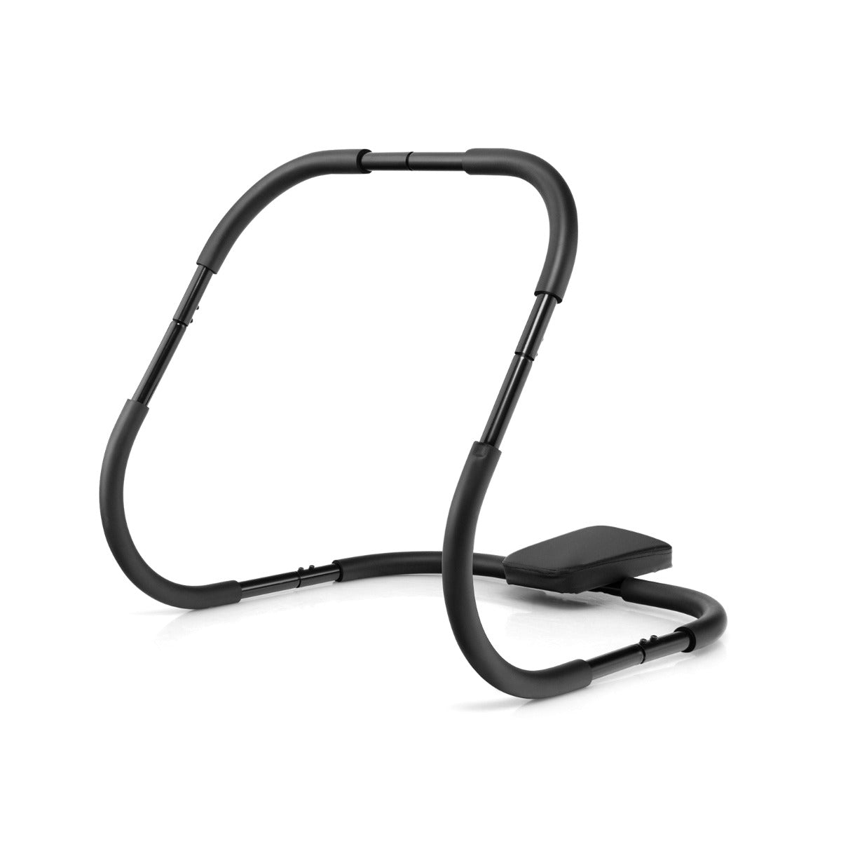 Entrenador de Abdominais AB Ergonómico e Portátil com Apoio de Cabeça Acolchoado para Fitness 72,5 x 72,5 x 64cm Preto