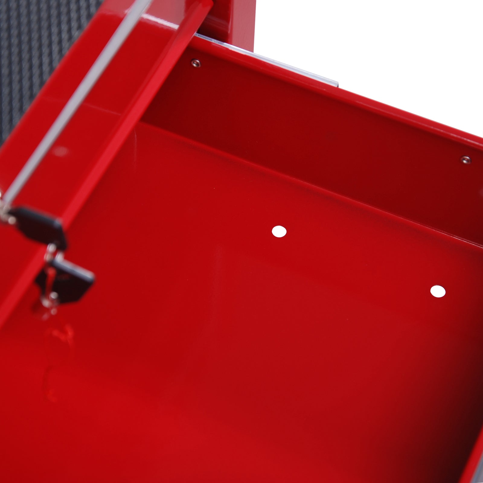 Carrinho de Ferramentas com 5 Gavetas Vermelho 67,5x33x77 cm