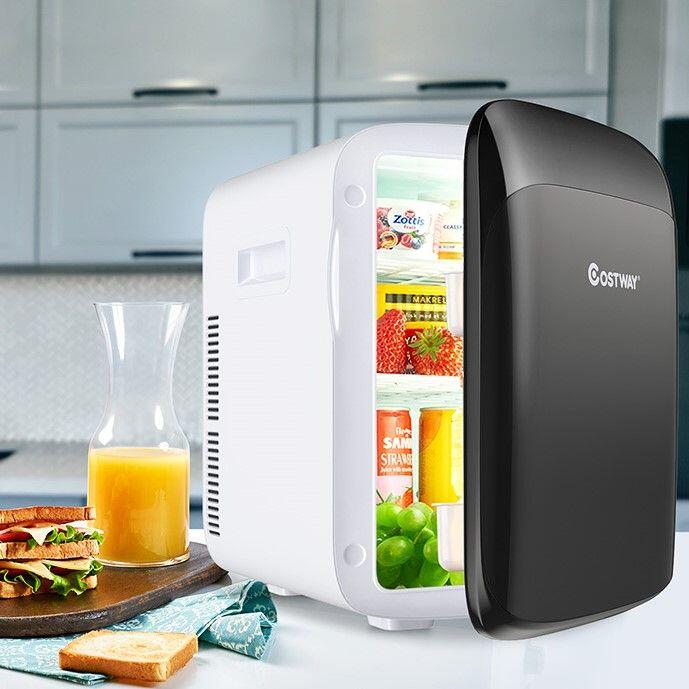 Mini Frigorífico Portátil 2 em 1 – 15 l – Preto