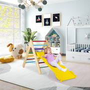 Triângulo de Escalada Multicolor para Crianças - 3 em 1 com Rampa Ajustável