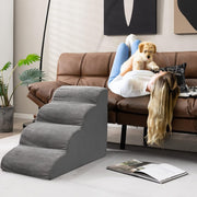 Rampa de Espuma para Animais de Estimação – 72 x 41 x 51 cm – Cinza – Espuma