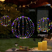 Esferas de Natal Pré-iluminadas – 56/30 cm – Metálicas