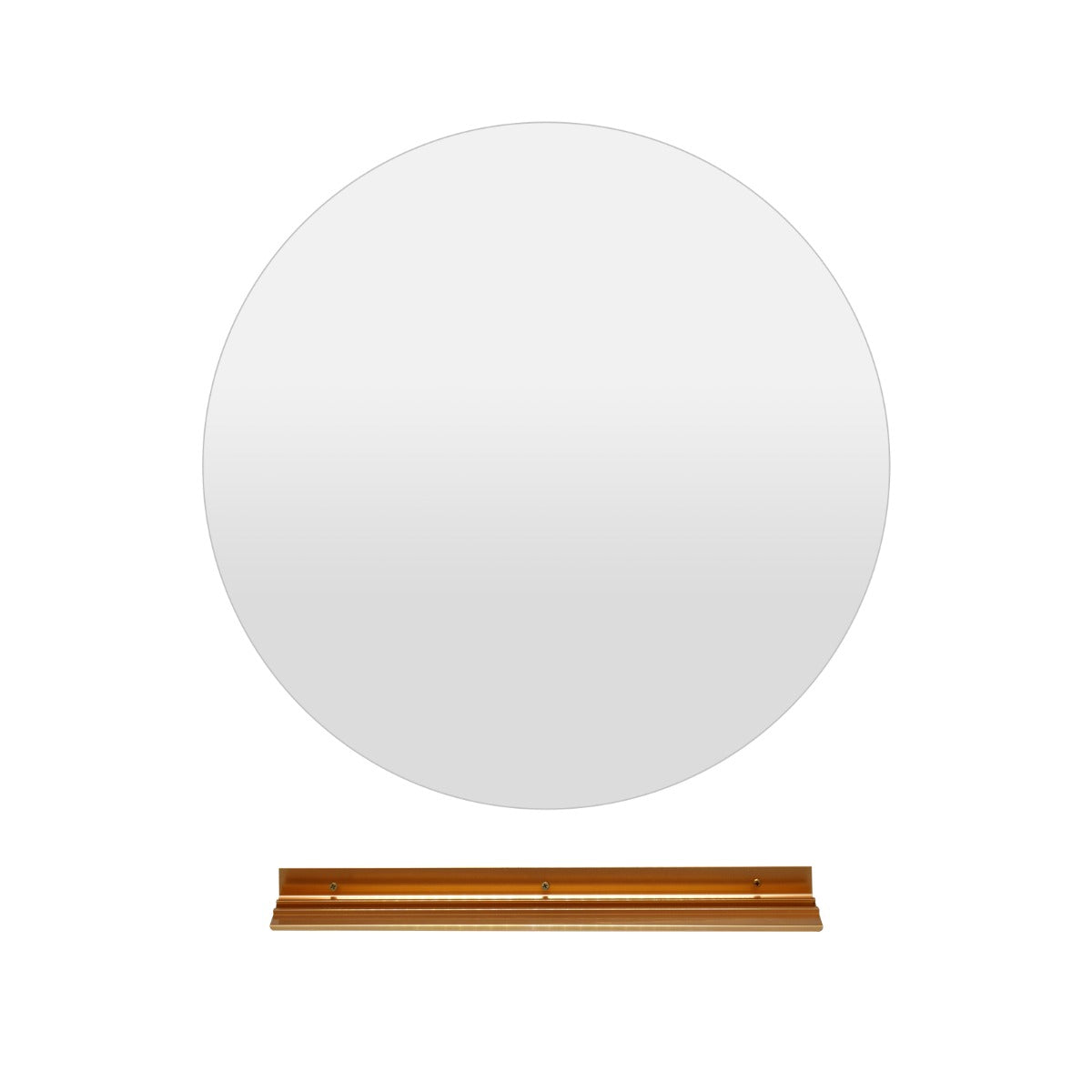 Espelho LED Redondo de Parede para Casa de Banho de 60 cm com Luz Regulável Contínua em 3 Cores e Desembaciamento Automático