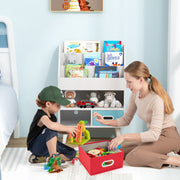 Estante Infantil para Exposição de Livros – 3 Níveis – Branco – Madeira