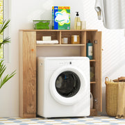 Estante de Casa de Banho sobre Sanita – 87,5 x 18 x 98 cm – Natural