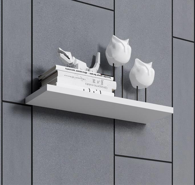 Estante Amara E1 (60cm) em Branco