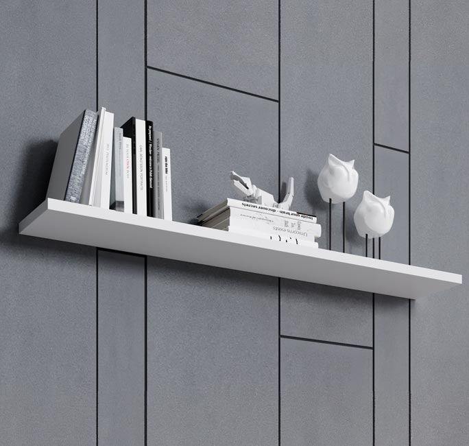 Estante Amara X2 (120cm) em Branco