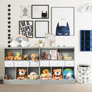 Estante de Livros – 93 x 40 x 94 cm – Cinzento – MDF