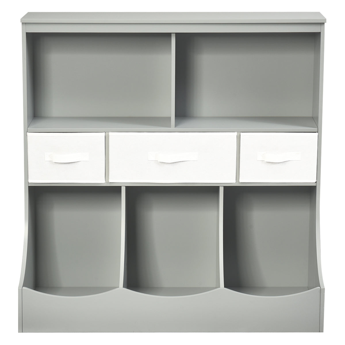 Estante de Livros – 93 x 40 x 94 cm – Cinzento – MDF