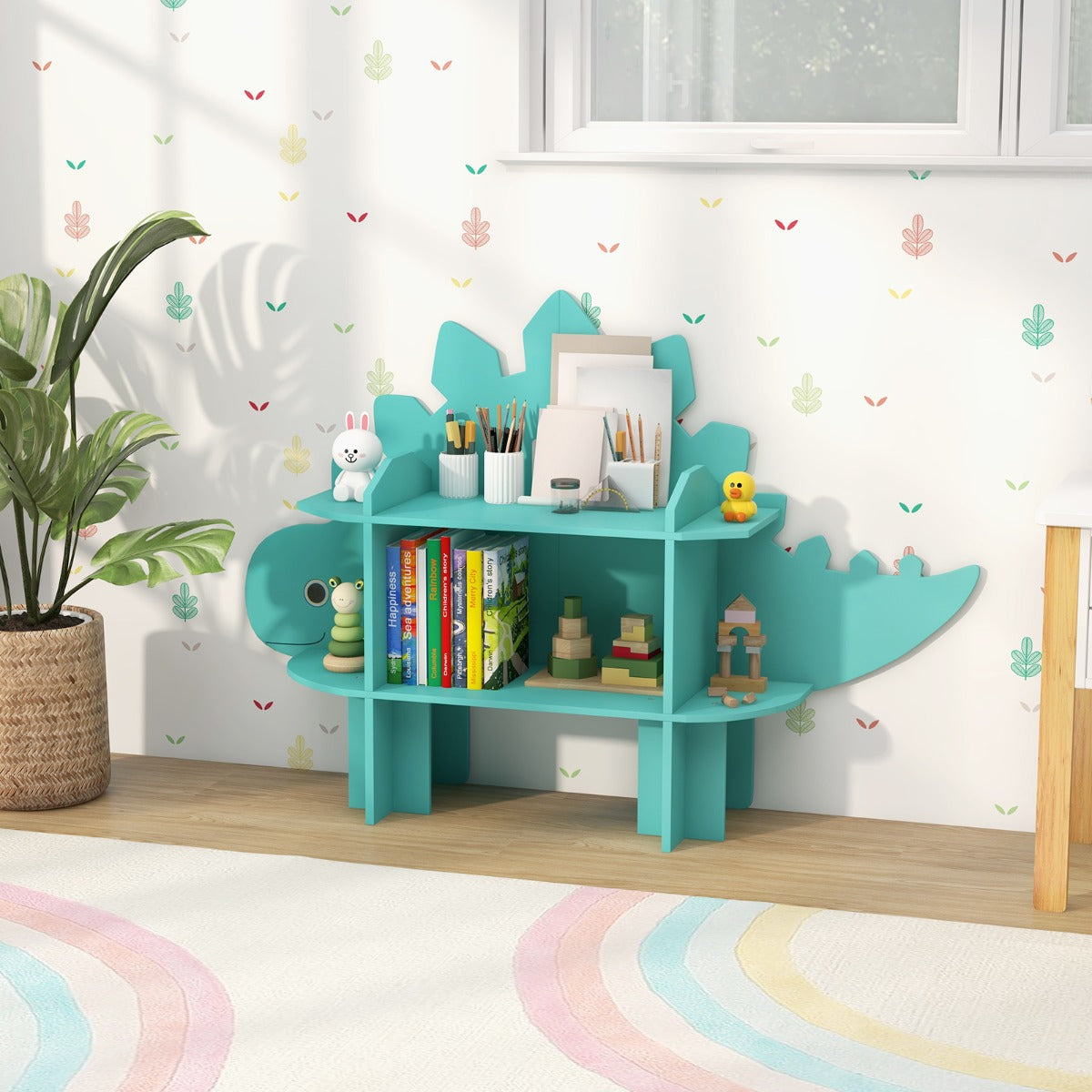 Estante Infantil de Madeira – 2 Níveis