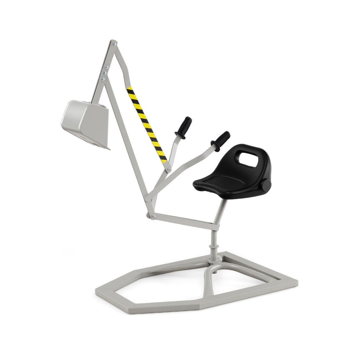 Escavadora de Brinquedo Infantil com Pá Giratória Manípulo Brinquedo de Construção para Terra Neve Praia 122 x 40 x 64 cm Cinzento