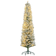 Árvore de Natal 180 cm Verde Nevada com 150 Luzes LED