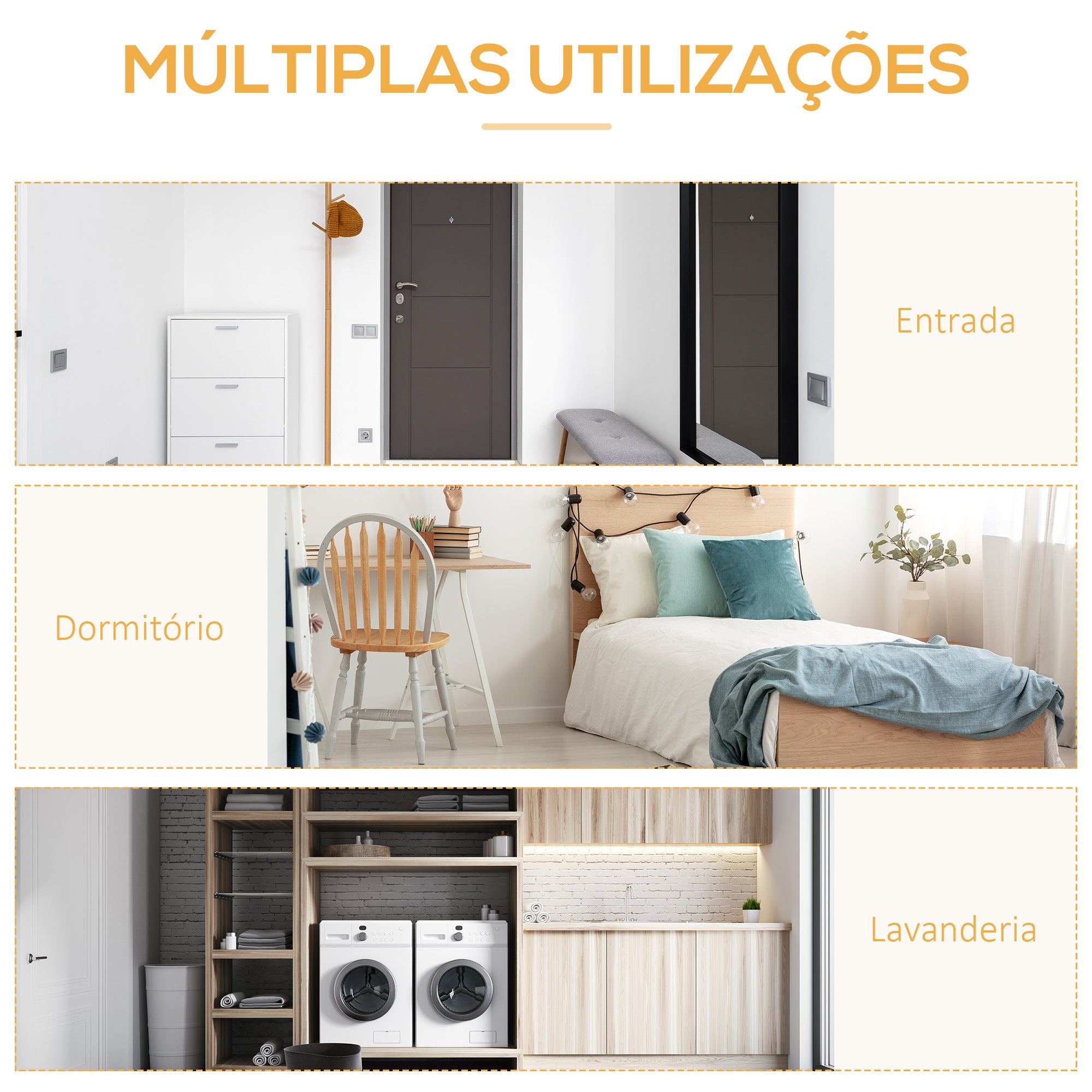 Suporte para Cabides com 4 Prateleiras de Armazenamento 101x39x160cm Café e Preto