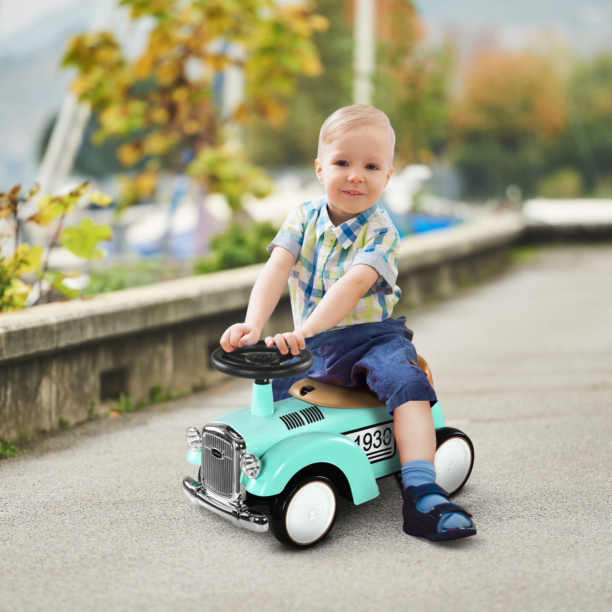 Carro Andador Infantil Verde Menta 58x27x35 cm