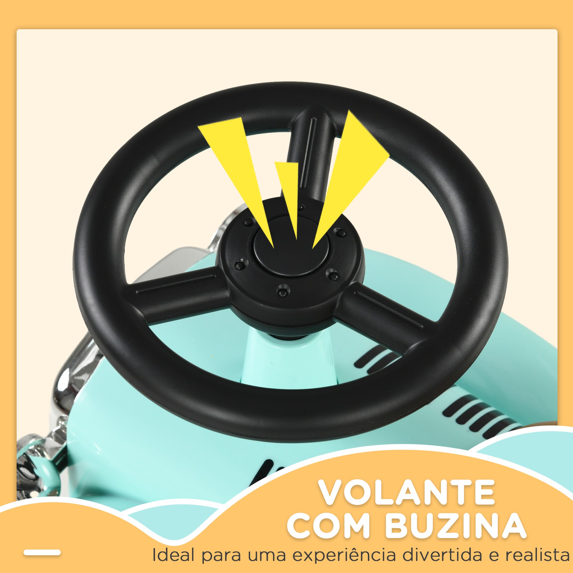 Carro Andador Infantil Verde Menta 58x27x35 cm