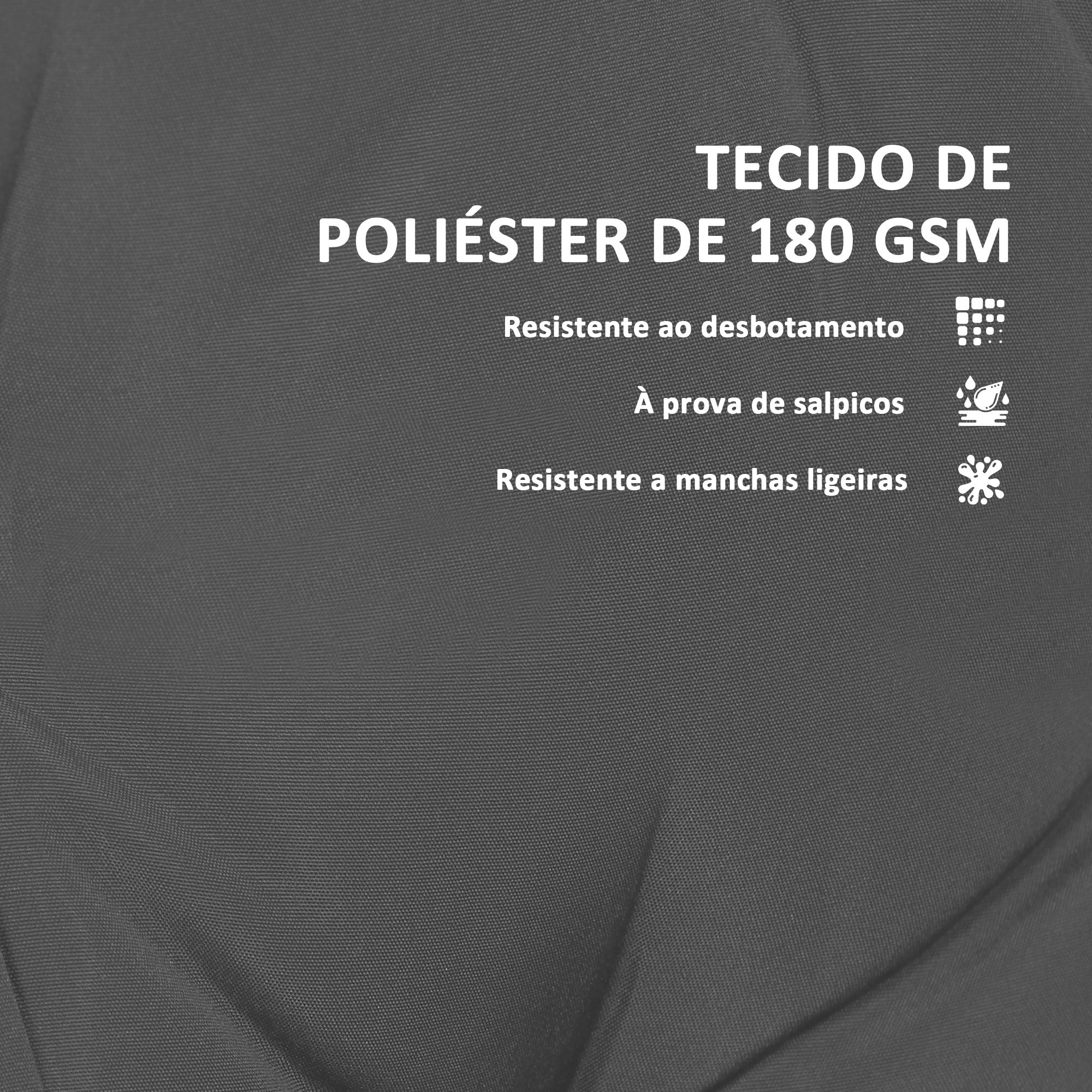 Almofadas para Paletes 120x77x10 cm - Cor Preto