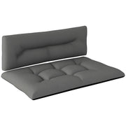 Almofadas para Paletes 120x77x10 cm - Cor Preto