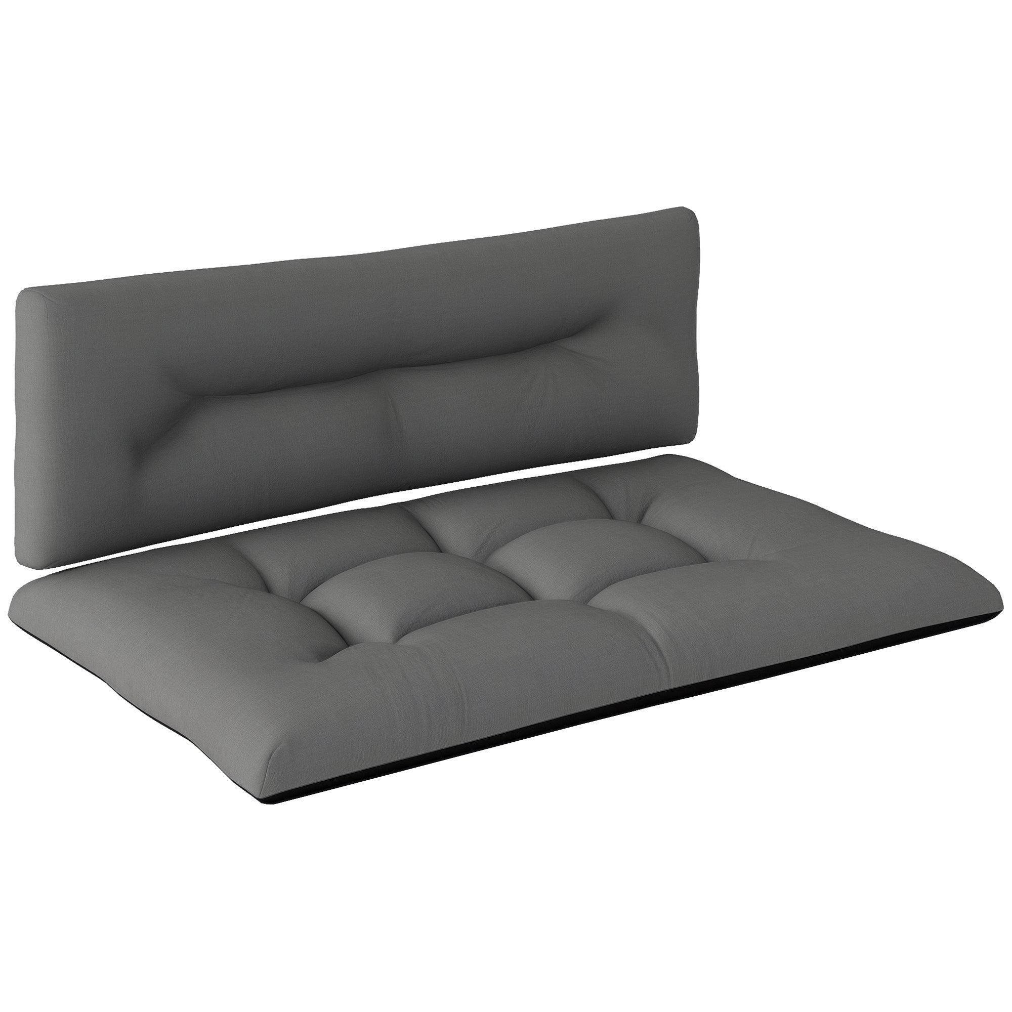 Almofadas para Paletes 120x77x10 cm - Cor Preto