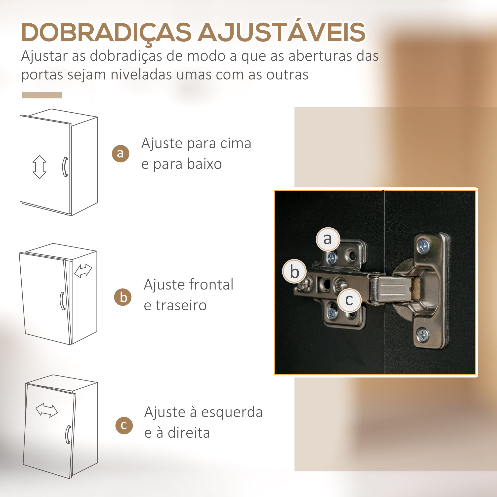 Armário de Cozinha Aparador de Sala de Jantar 119x41x180 cm - Preto