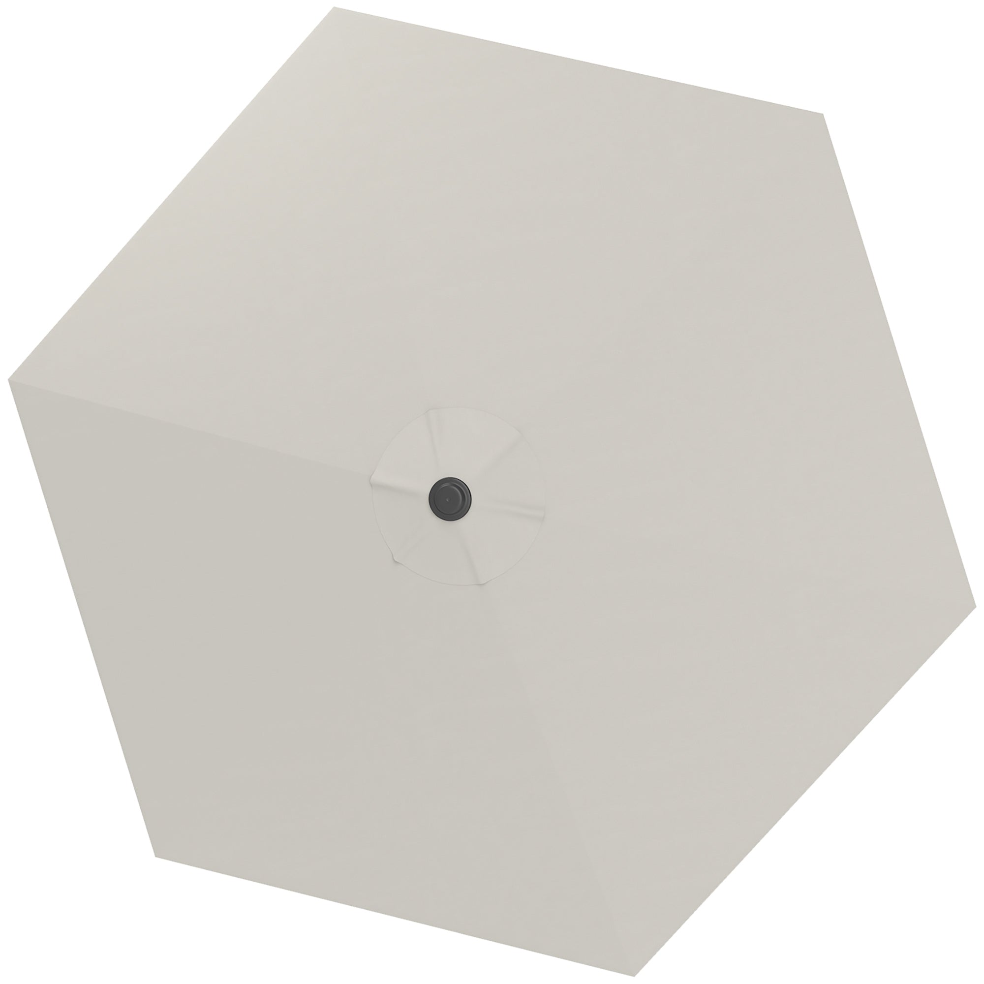 Toldo de Substituição Creme Ø300 cm para Chapéu de Sol com Ventilação Superior