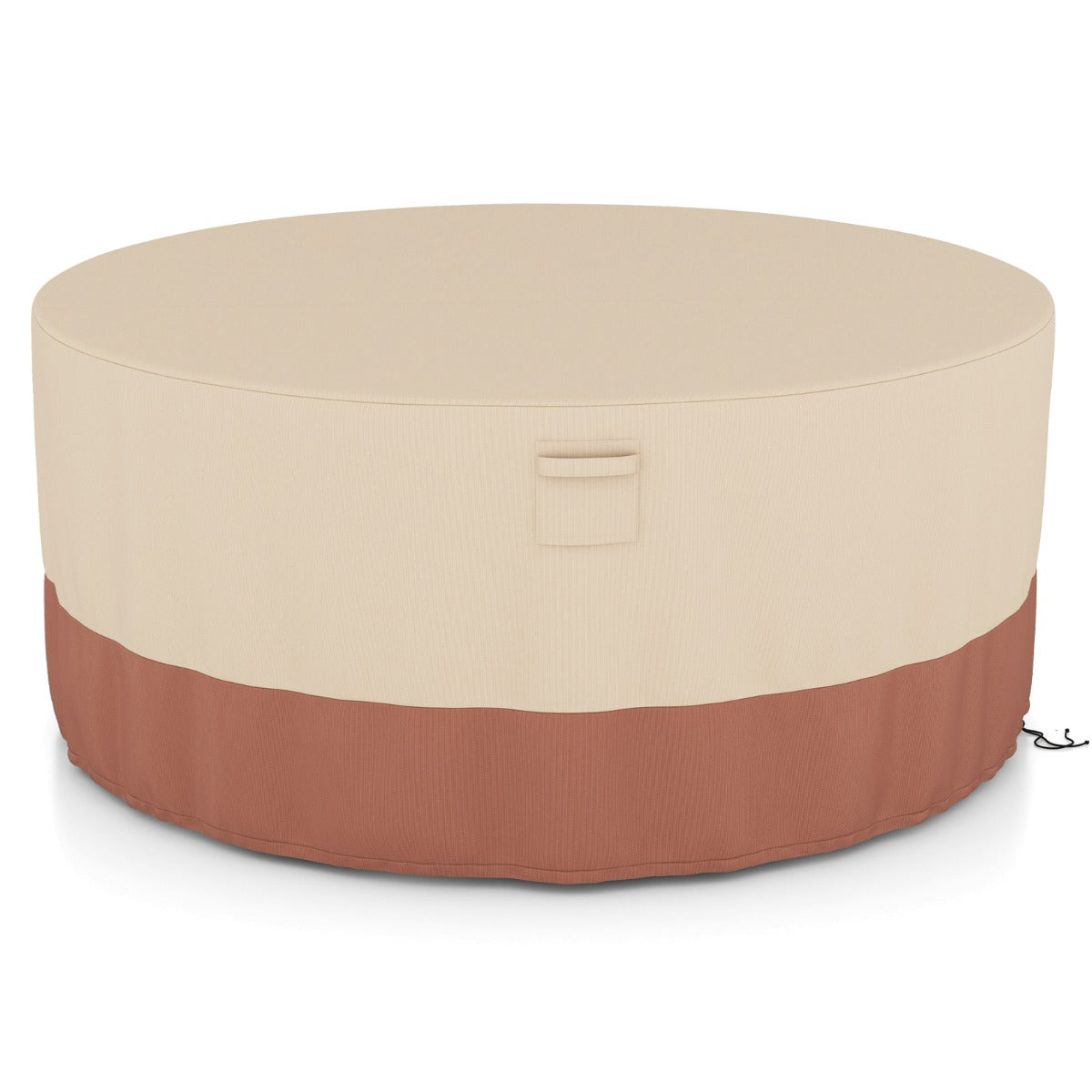Capa Redonda para Mesa de Jardim – 158 cm – Bege – Impermeável