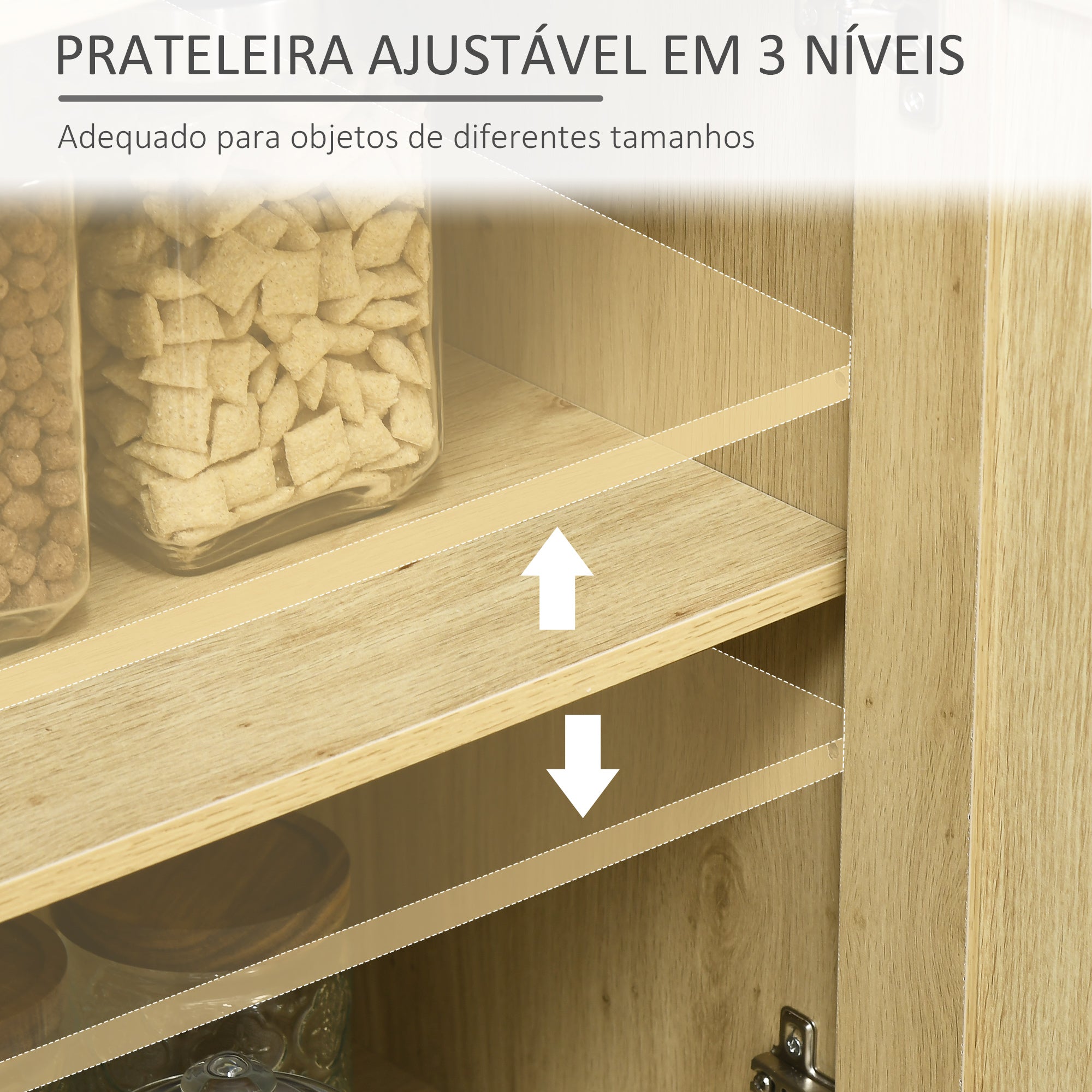 Aparador de Sala de Estar de Estilo Cannage Cor de Madeira Natural 120x40x97 cm