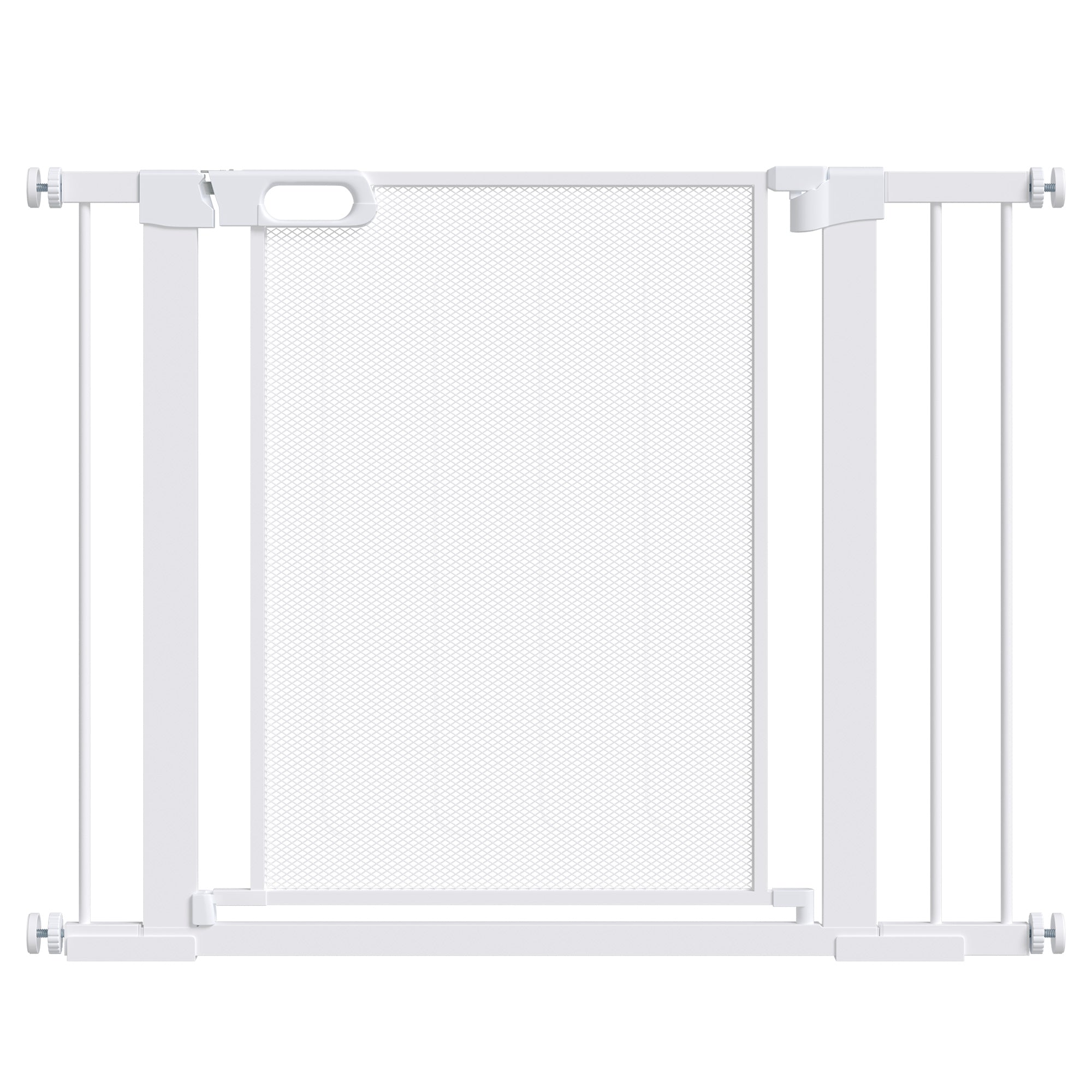 Barreira de Segurança Extensível Branca 103x2x76 cm