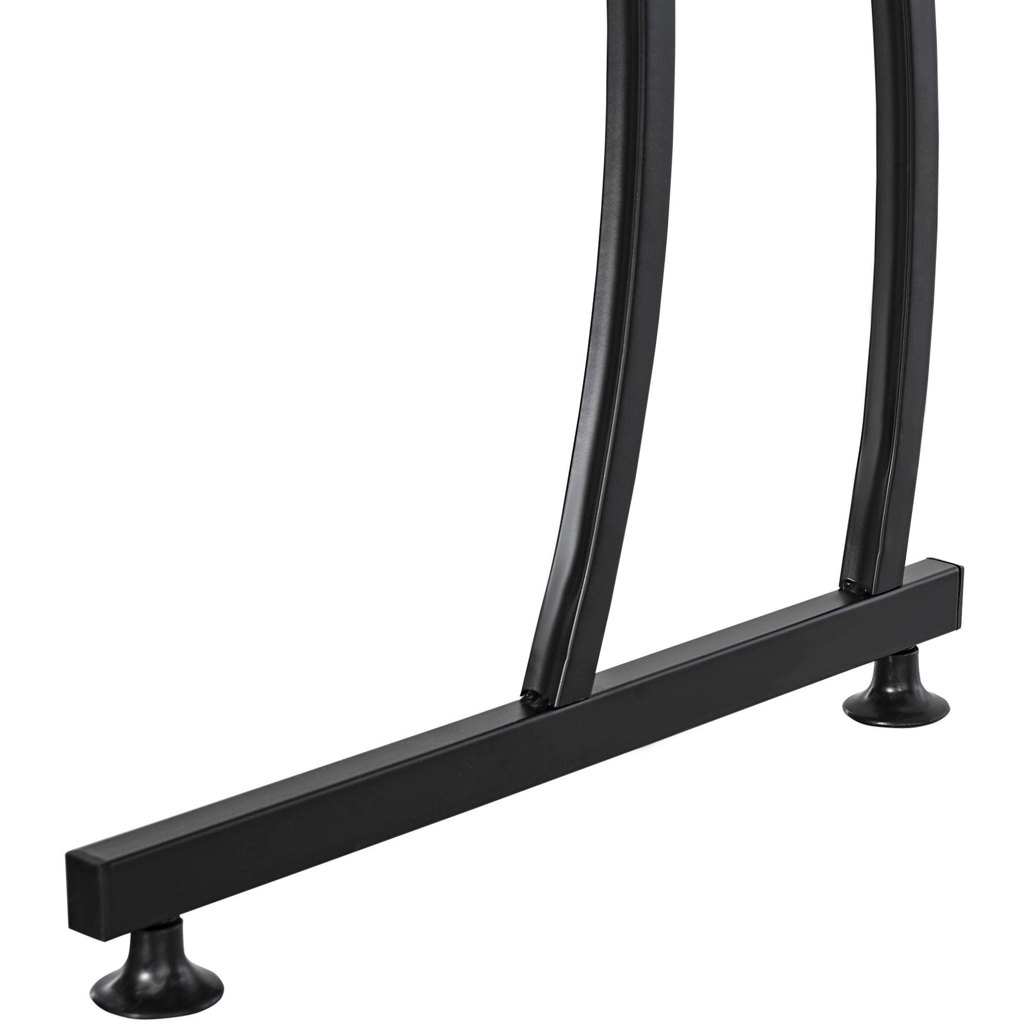 Secretária em Forma de L 112,5x152x74 cm - Preto