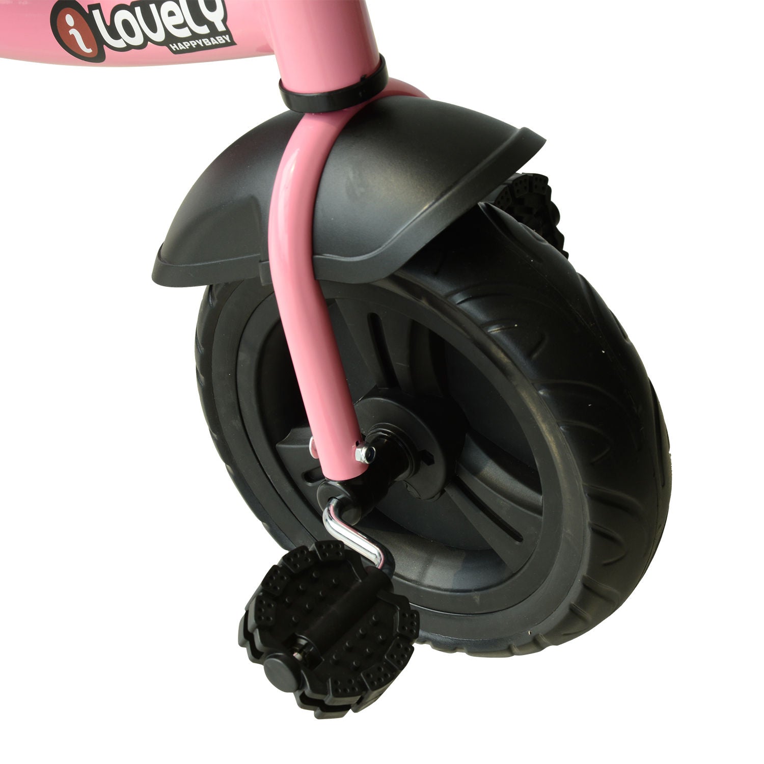 Triciclo Infantil Rosa 79x50,5x58 cm - Diversão e Segurança para Crianças