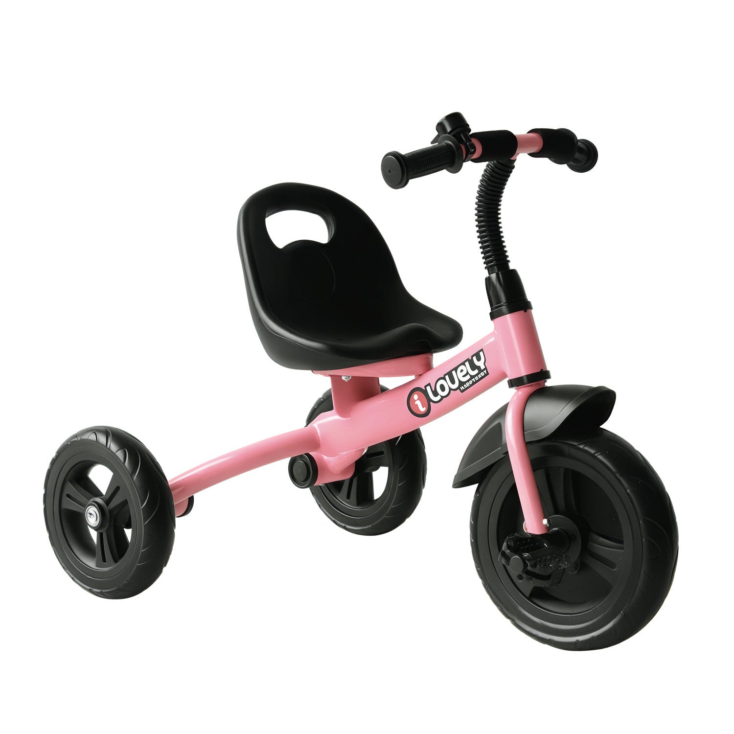 Triciclo Infantil Rosa 79x50,5x58 cm - Diversão e Segurança para Crianças